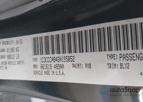 2016 Chrysler 200 Limited Platinum z USA, uszkodzony, nr VIN 1C3CCCAB4GN195852